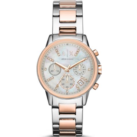 women's Armani exchange chronograph watch